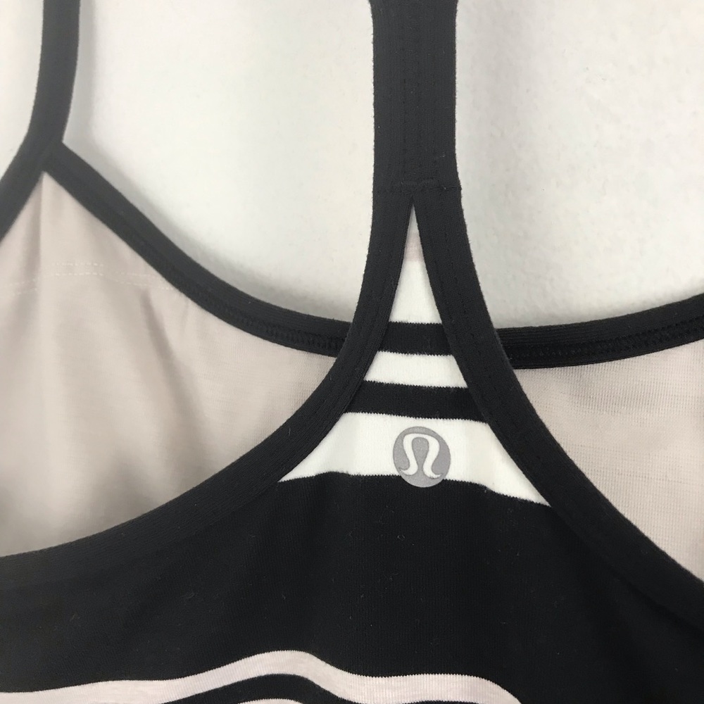 LULULEMON ATHLETICA Power Y tank striped 12